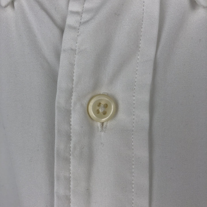 Ralph Lauren Classic Fit Short Sleeve Button Down Shirt Men's XL cotton white type Vintage Second Hand