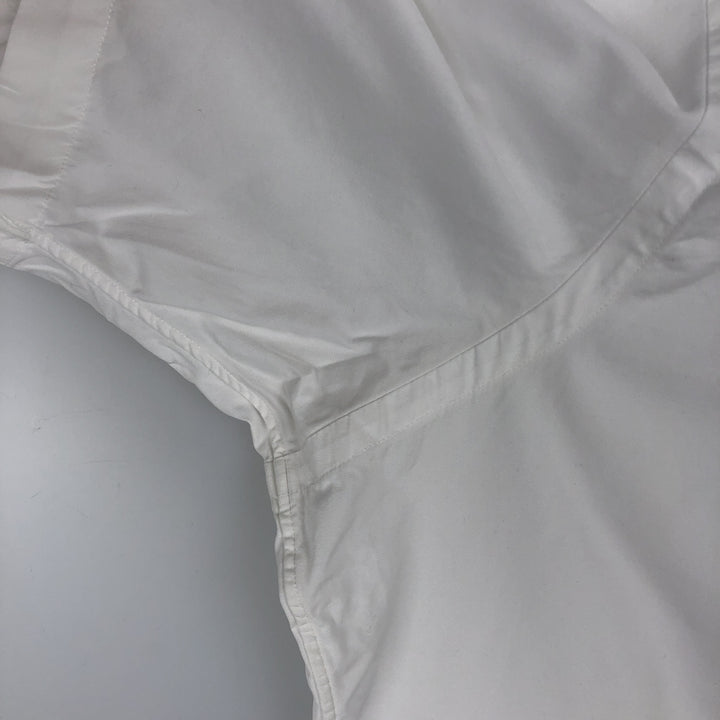 Ralph Lauren Classic Fit Short Sleeve Button Down Shirt Men's XL cotton white type Vintage Second Hand
