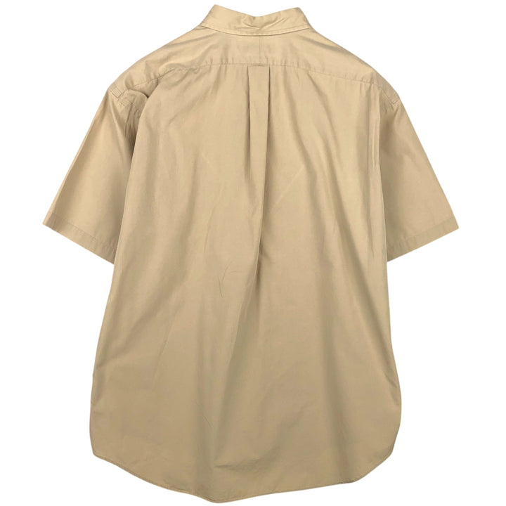 Ralph Lauren BLAKE short sleeve button down shirt, men's XL size cotton Beige type Vintage Second Hand