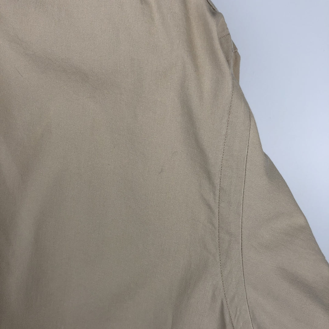 Ralph Lauren BLAKE short sleeve button down shirt, men's XL size cotton Beige type Vintage Second Hand