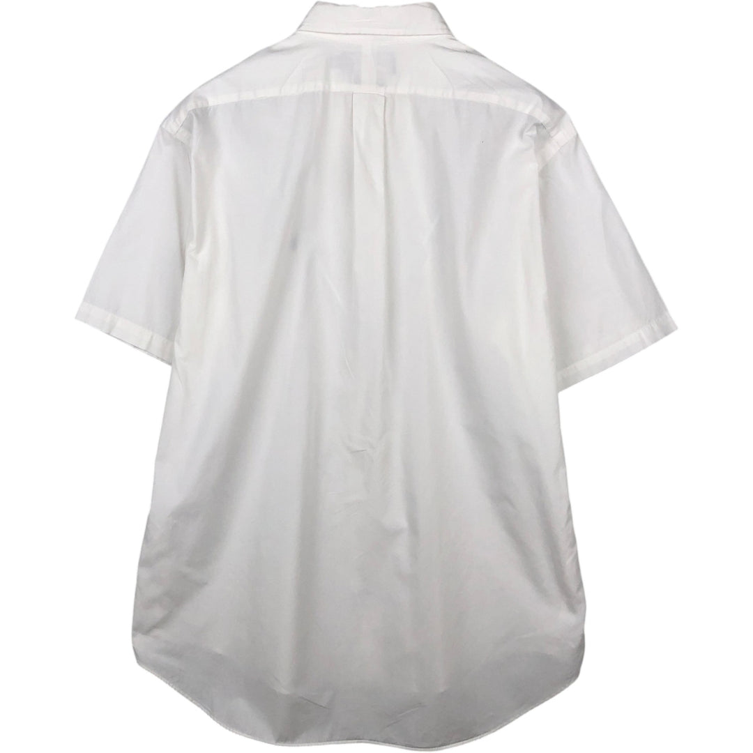 Ralph Lauren BLAKE short sleeve button down shirt, men's size L cotton white type Vintage Second Hand