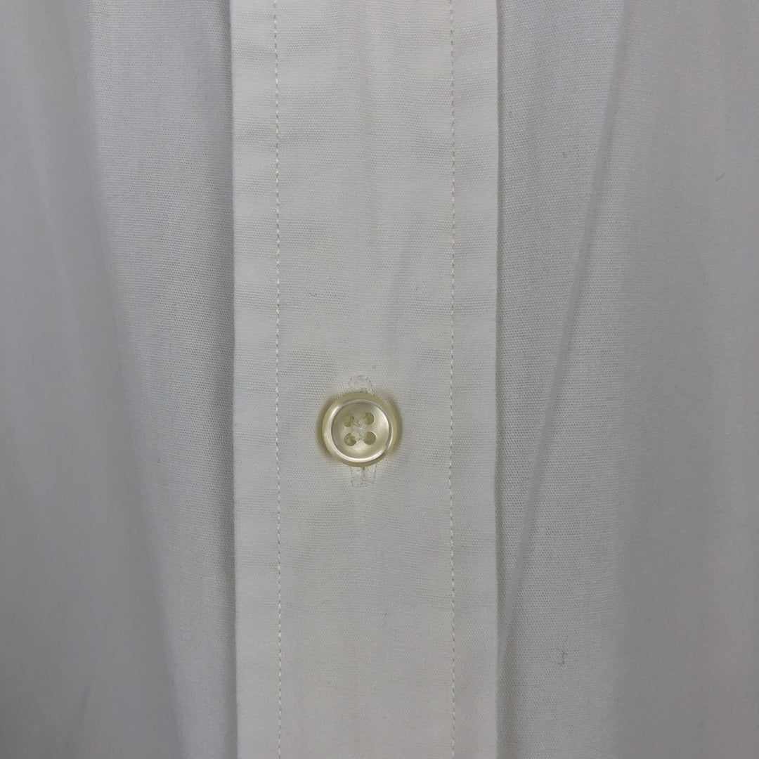 Ralph Lauren BLAKE short sleeve button down shirt, men's size L cotton white type Vintage Second Hand