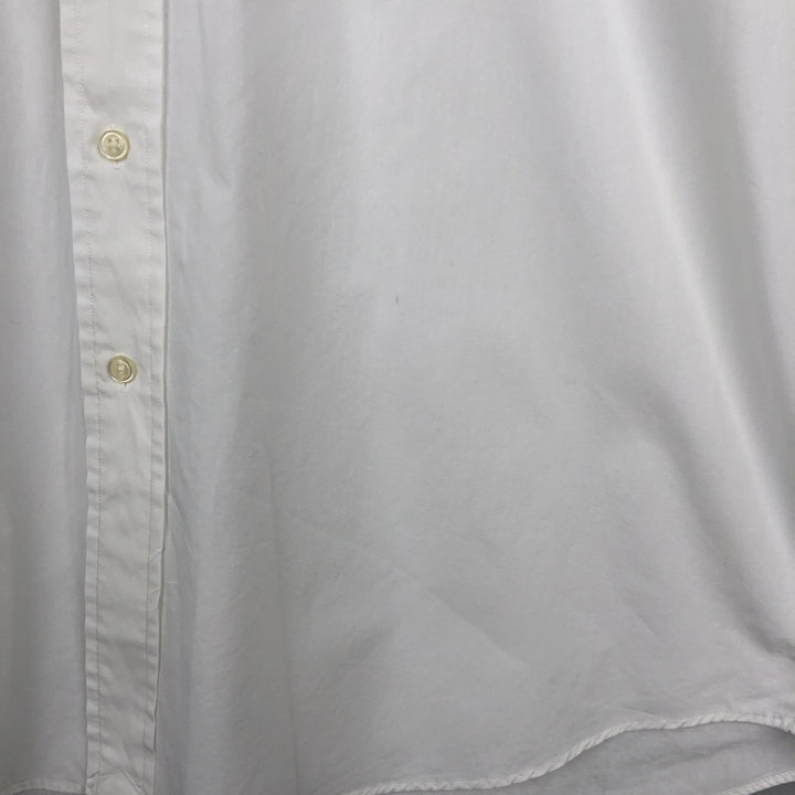 Ralph Lauren BLAKE short sleeve button down shirt, men's size L cotton white type Vintage Second Hand