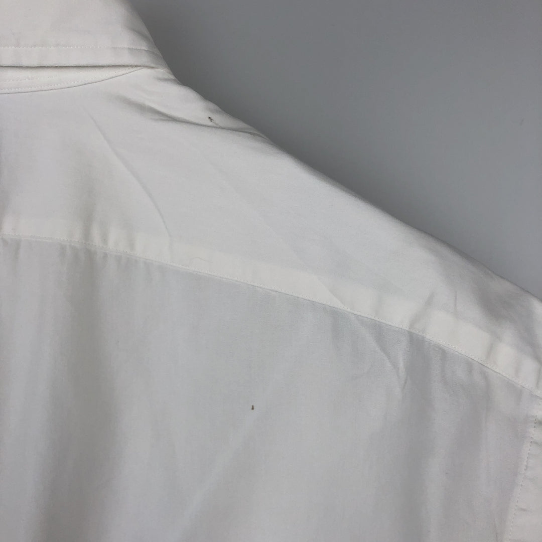 Ralph Lauren BLAKE short sleeve button down shirt, men's size L cotton white type Vintage Second Hand