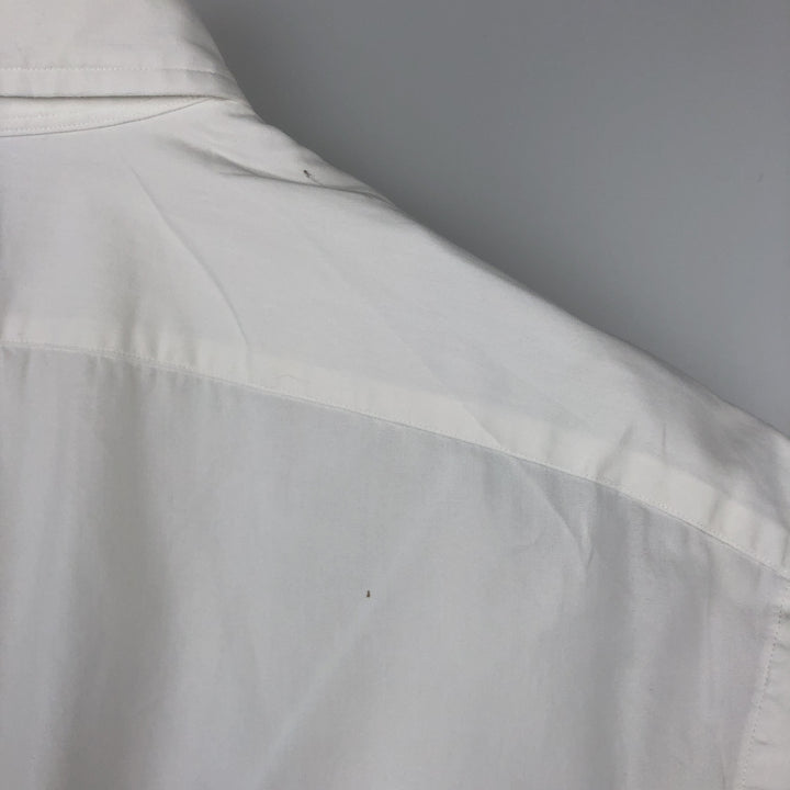 Ralph Lauren BLAKE short sleeve button down shirt, men's size L cotton white type Vintage Second Hand