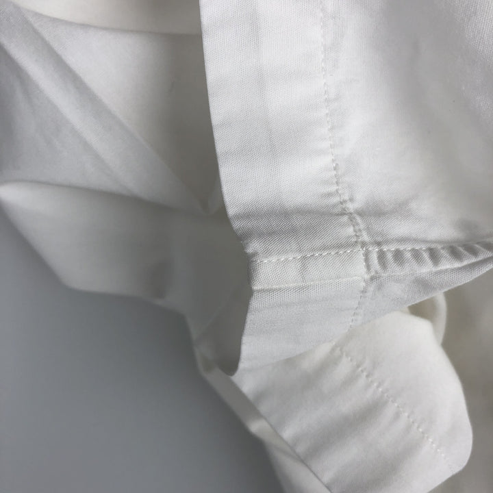 Ralph Lauren BLAKE short sleeve button down shirt, men's size L cotton white type Vintage Second Hand