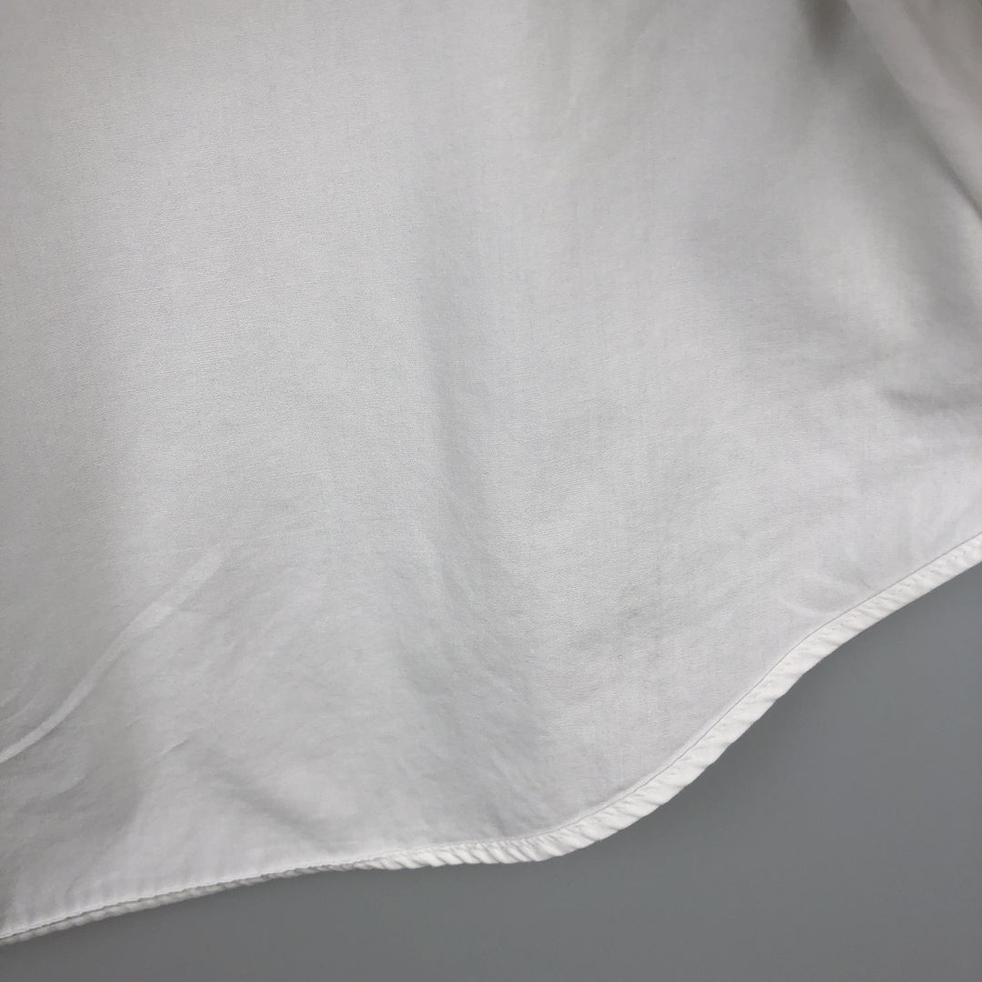 Ralph Lauren BLAKE short sleeve button down shirt, men's size L cotton white type Vintage Second Hand
