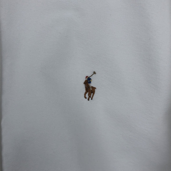 Ralph Lauren Classic Fit short sleeve button down shirt, men's size L cotton white type Vintage Second Hand
