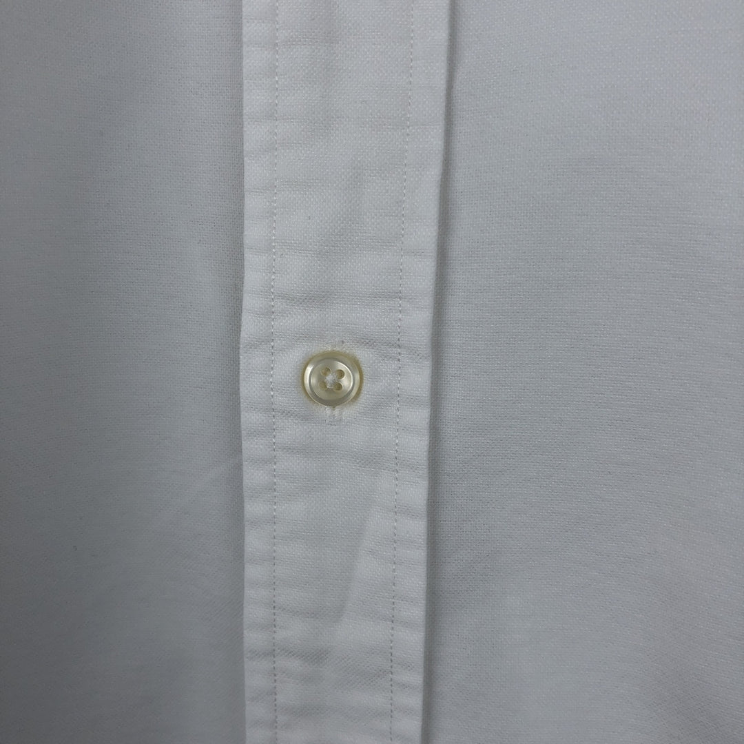Ralph Lauren Classic Fit short sleeve button down shirt, men's size L cotton white type Vintage Second Hand