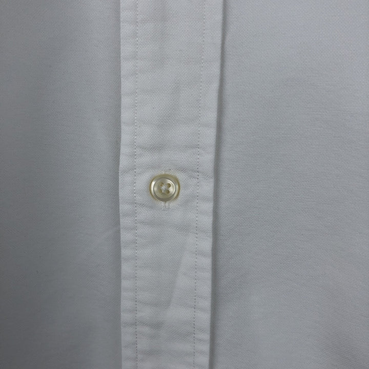 Ralph Lauren Classic Fit short sleeve button down shirt, men's size L cotton white type Vintage Second Hand