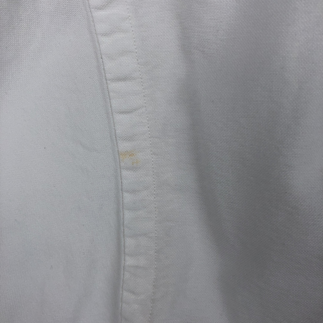 Ralph Lauren Classic Fit short sleeve button down shirt, men's size L cotton white type Vintage Second Hand