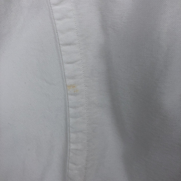 Ralph Lauren Classic Fit short sleeve button down shirt, men's size L cotton white type Vintage Second Hand