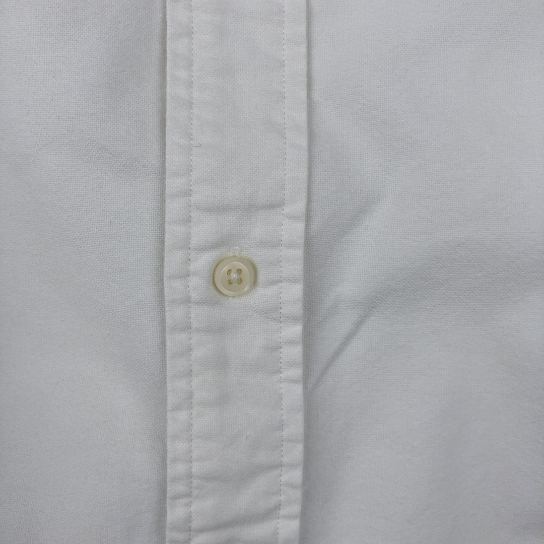 Ralph Lauren Classic Fit short sleeve button down shirt, men's size XL cotton white type Vintage Second Hand