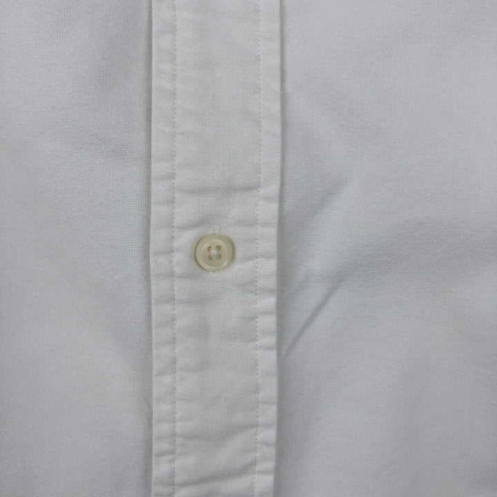 Ralph Lauren Classic Fit short sleeve button down shirt, men's size XL cotton white type Vintage Second Hand