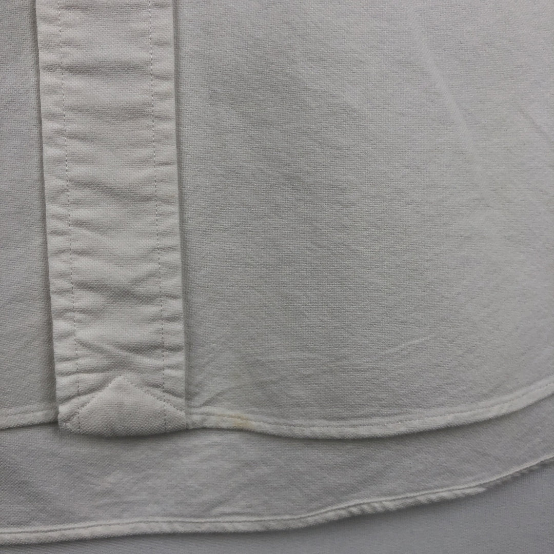 Ralph Lauren Classic Fit short sleeve button down shirt, men's size XL cotton white type Vintage Second Hand