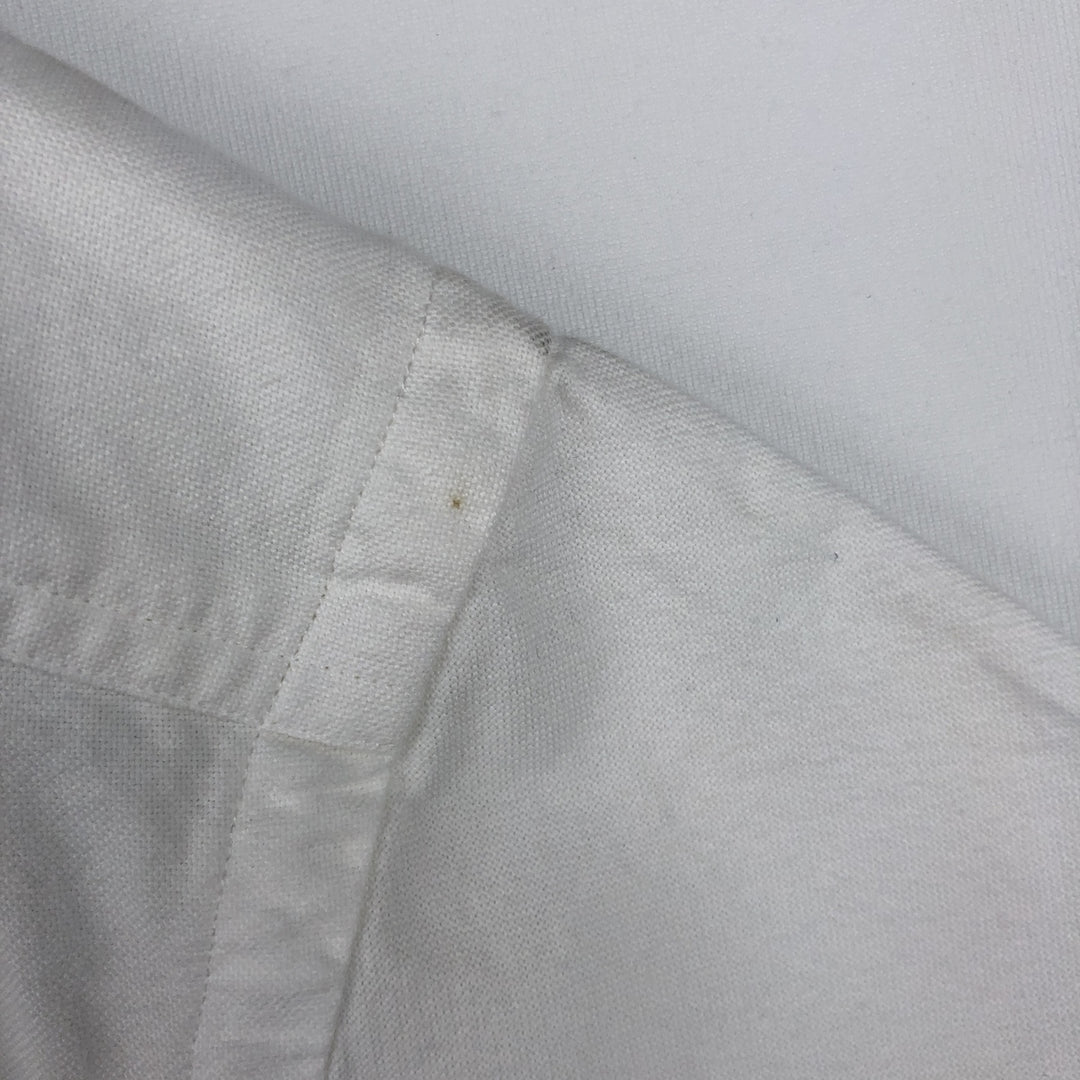 Ralph Lauren Classic Fit short sleeve button down shirt, men's size XL cotton white type Vintage Second Hand