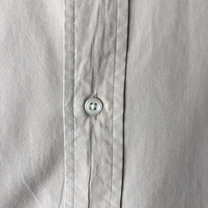 Ralph Lauren BLAKE short sleeve button down shirt, men's XL size cotton Beige type Vintage Second Hand