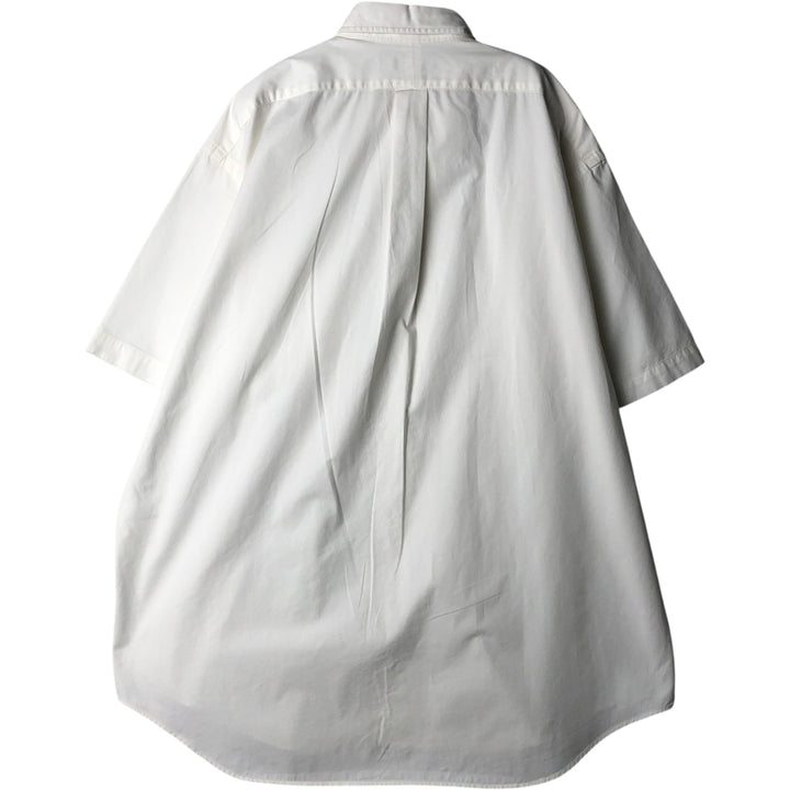 Ralph Lauren BLAKE short sleeve button down shirt, men's XL size cotton white type Vintage Second Hand