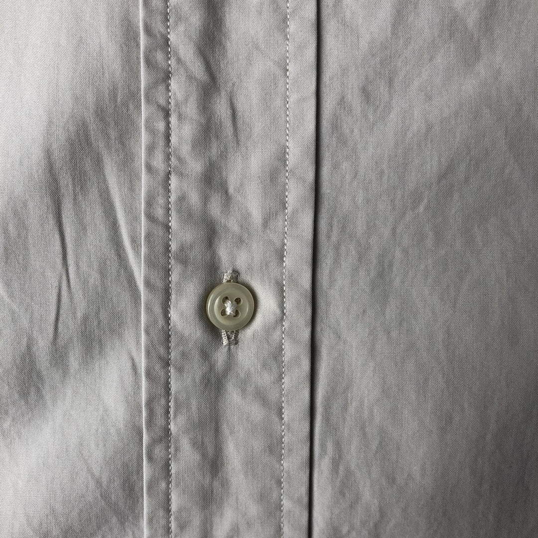 Ralph Lauren BLAKE short sleeve button down shirt, men's XL size cotton pale white type Vintage Second Hand