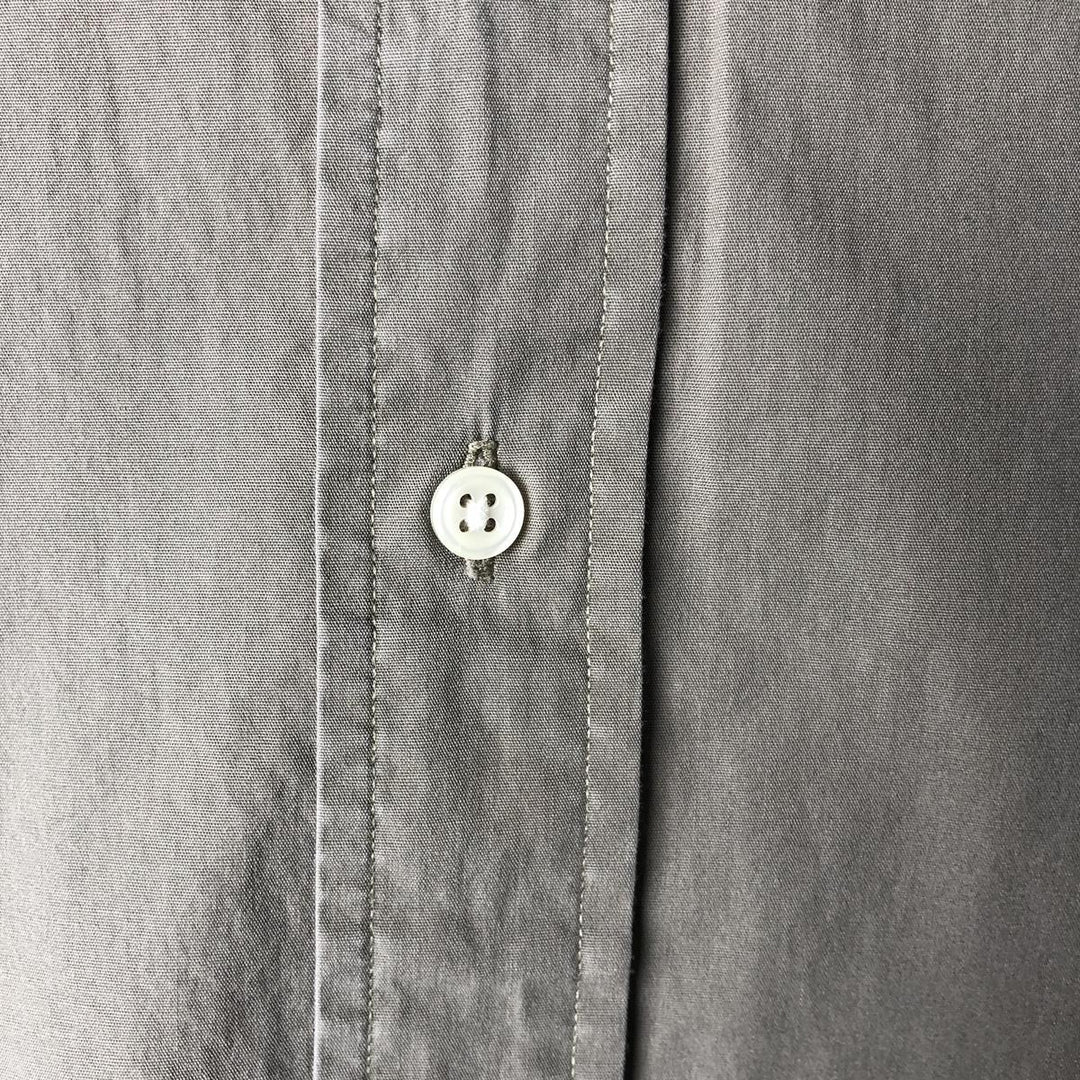 Ralph Lauren BLAKE short sleeve button down shirt, men's XL size cotton brown type Vintage Second Hand