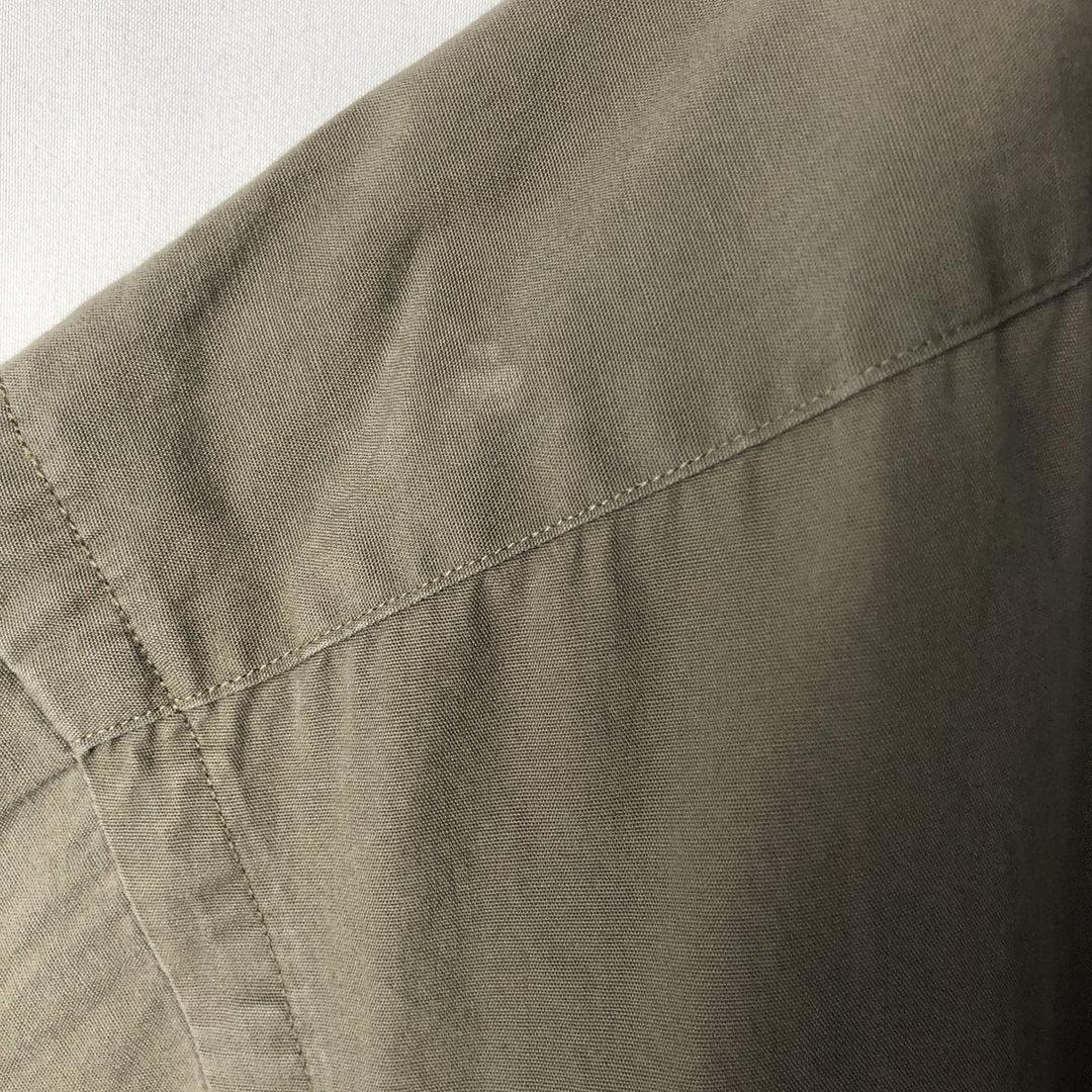 Ralph Lauren BLAKE short sleeve button down shirt, men's XL size cotton brown type Vintage Second Hand