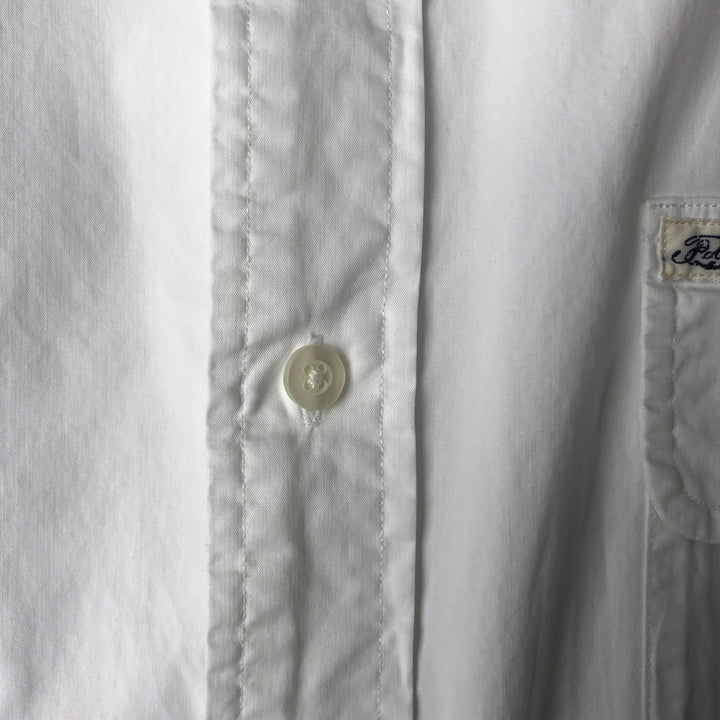 Ralph Lauren POLO by Ralph Lauren Short-Sleeve Cotton Shirt, Men's Size XXL (approx.) cotton white type Vintage Second Hand