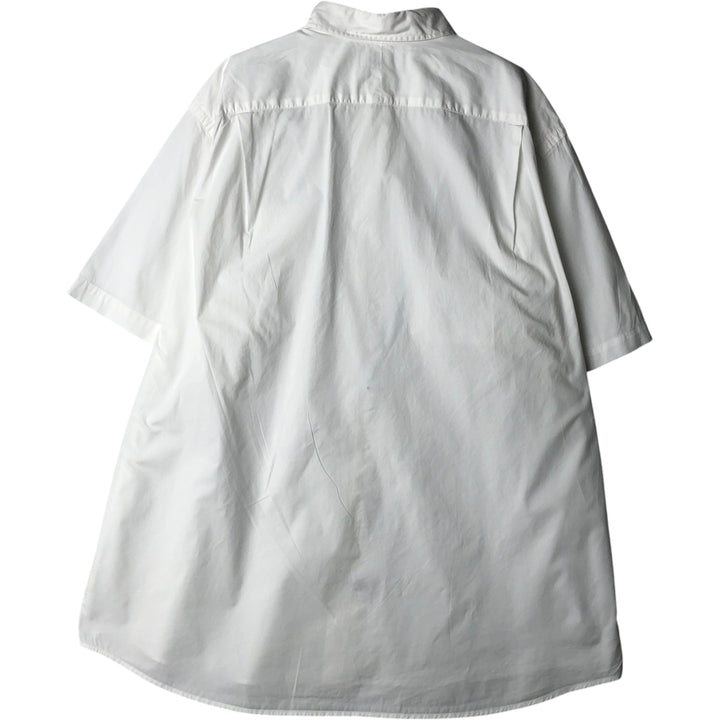 Ralph Lauren POLO by Ralph Lauren Short-Sleeve Cotton Shirt, Men's Size XXL (approx.) cotton white type Vintage Second Hand