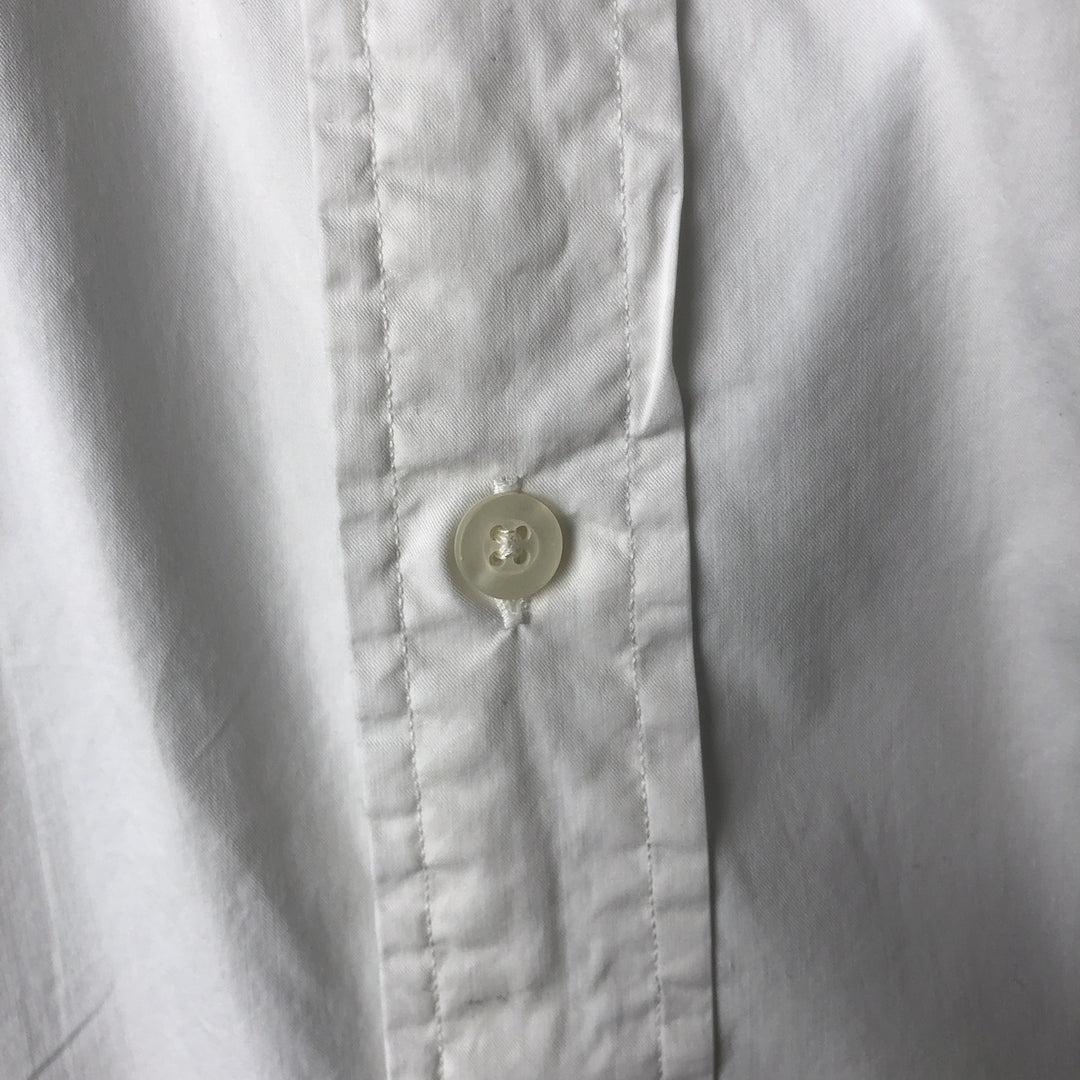 Ralph Lauren POLO by Ralph Lauren Short-Sleeve Cotton Shirt, Men's Size XXL (approx.) cotton white type Vintage Second Hand