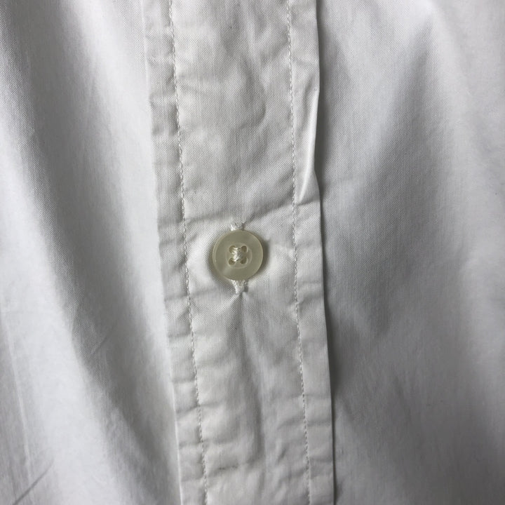 Ralph Lauren POLO by Ralph Lauren Short-Sleeve Cotton Shirt, Men's Size XXL (approx.) cotton white type Vintage Second Hand
