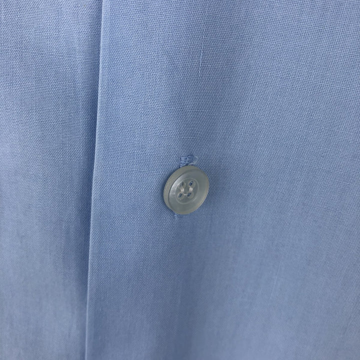 Double Red Horse Short-Sleeve Open-Collar Mexican Shirt, Cuban Shirt, Boxy Shirt, Men's XL Equivalent polyester Blue type light blue Vintage Second Hand