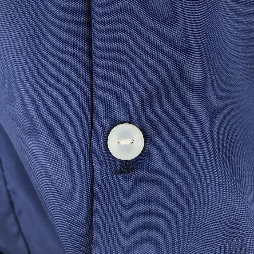 Tiempo Sobre el Tiempo Short-Sleeve Open Collar Mexican Shirt Cuban Shirt Box Shirt Men's Size L unclear Navy blue Vintage Second Hand