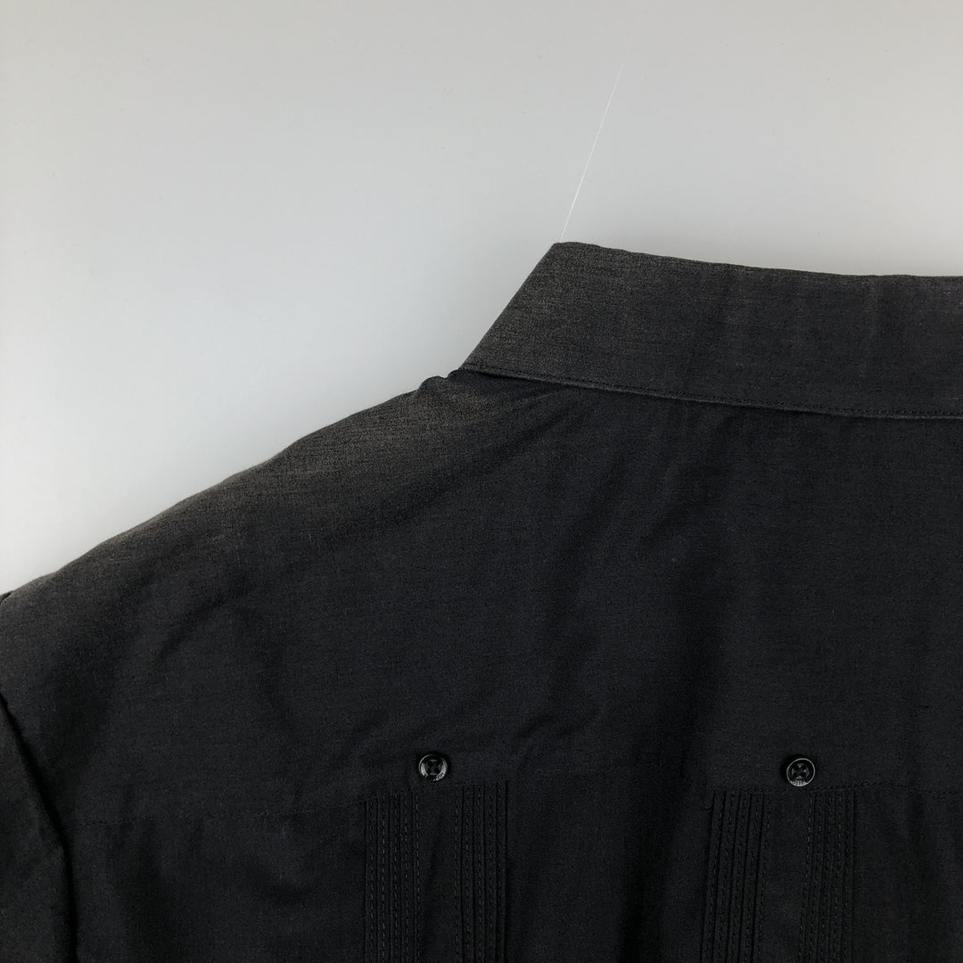MOJITO Short-Sleeve Mexican Shirt, Cuban Shirt, Boxy Shirt, Men's Size L (approx.) polyester black type Vintage Second Hand