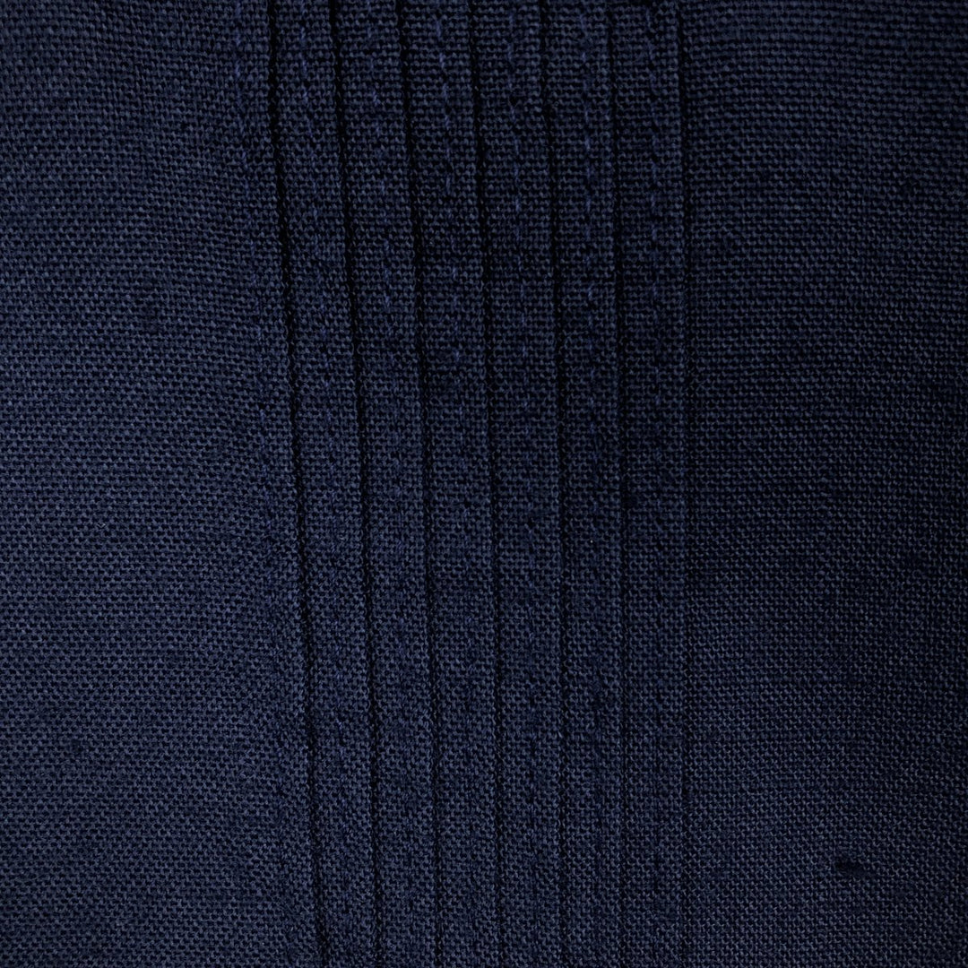 1970'S D'Avila Short-Sleeve Mexican Shirt, Cuban Shirt, Boxy Shirt, Made in USA, Men's XL Equivalent, Vintage unclear navy blue type Vintage Second Hand