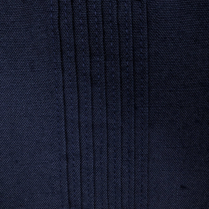 1970'S D'Avila Short-Sleeve Mexican Shirt, Cuban Shirt, Boxy Shirt, Made in USA, Men's XL Equivalent, Vintage unclear navy blue type Vintage Second Hand