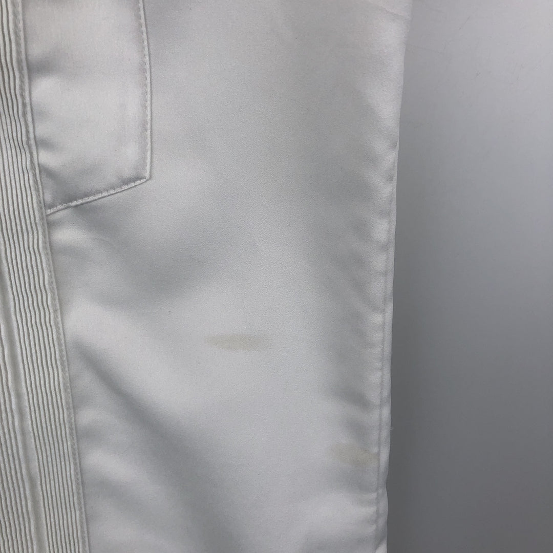 Guayaberas Autenticas Short-Sleeve Open-Collar Mexican Shirt, Cuban Shirt, Boxy Shirt, Men's XXL Equivalent polyester white type Vintage Second Hand