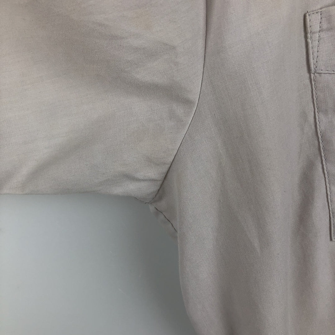70'S Yuceteca Short-Sleeve Mexican Shirt, Cuban Shirt, Boxy Shirt, Men's Size L (Equivalent), Vintage polyester gray type Vintage Second Hand