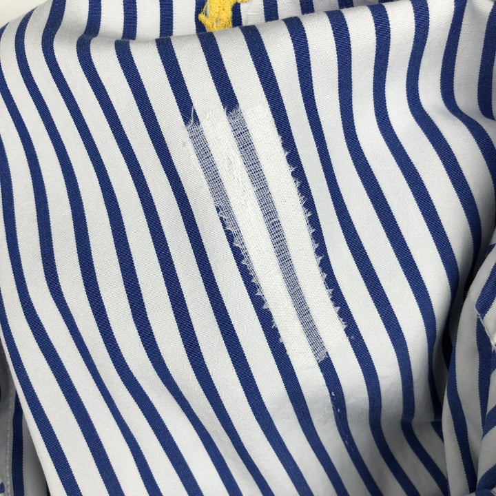 Ralph Lauren Classic Fit Short Sleeve Button Down Striped Shirt Men's XL cotton blue type Vintage Second Hand