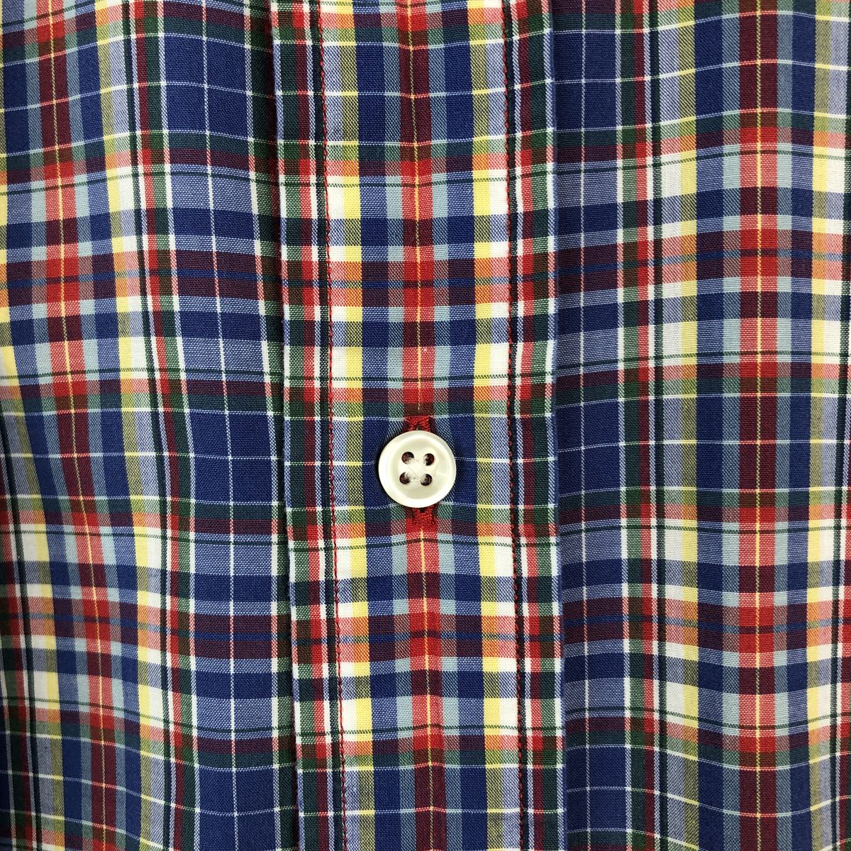ラルフローレン Ralph Lauren BLAKE マドラスチェック 半袖 ボタン