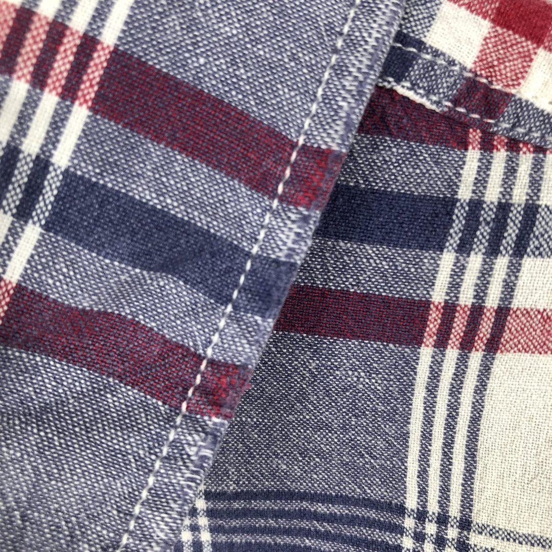 Ralph Lauren POLO SPORT short sleeve cotton check shirt, men's size M cotton white type Vintage Second Hand
