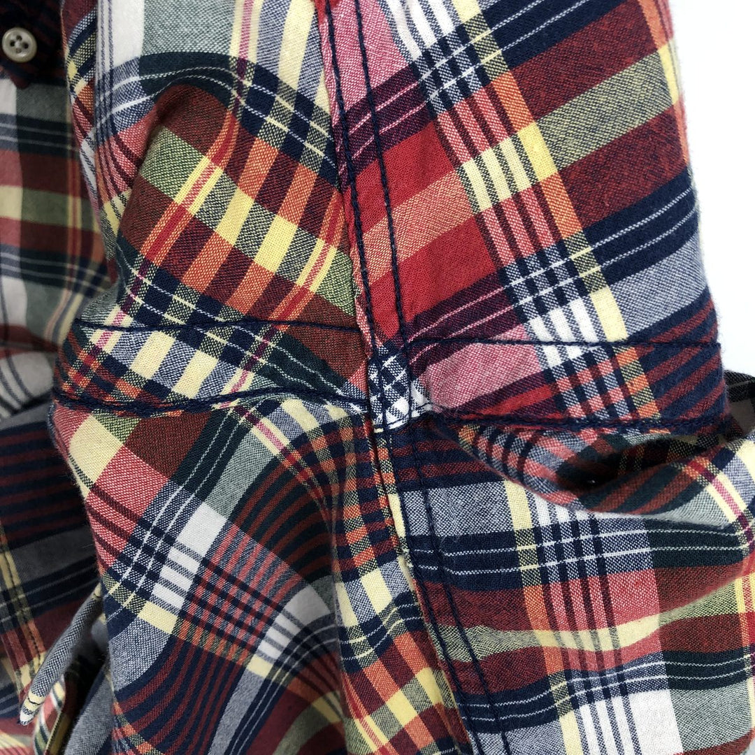 Ralph Lauren BLAKE short sleeve button down check shirt men's XL size cotton red type Vintage Second Hand