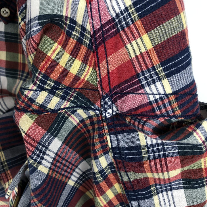 Ralph Lauren BLAKE short sleeve button down check shirt men's XL size cotton red type Vintage Second Hand