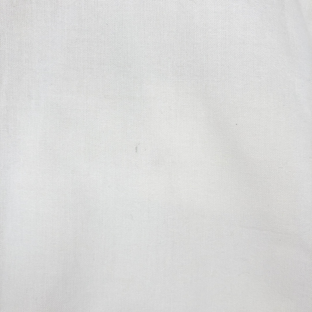 Carhartt plain button-down, flap pocket, short-sleeved work shirt, men's size M. cotton white type Vintage Second Hand