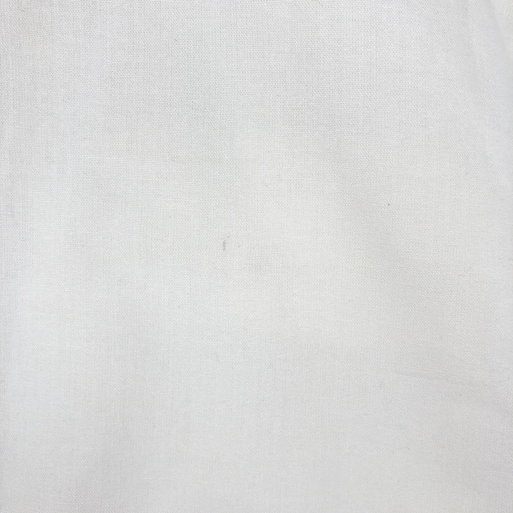 Carhartt plain button-down, flap pocket, short-sleeved work shirt, men's size M. cotton white type Vintage Second Hand