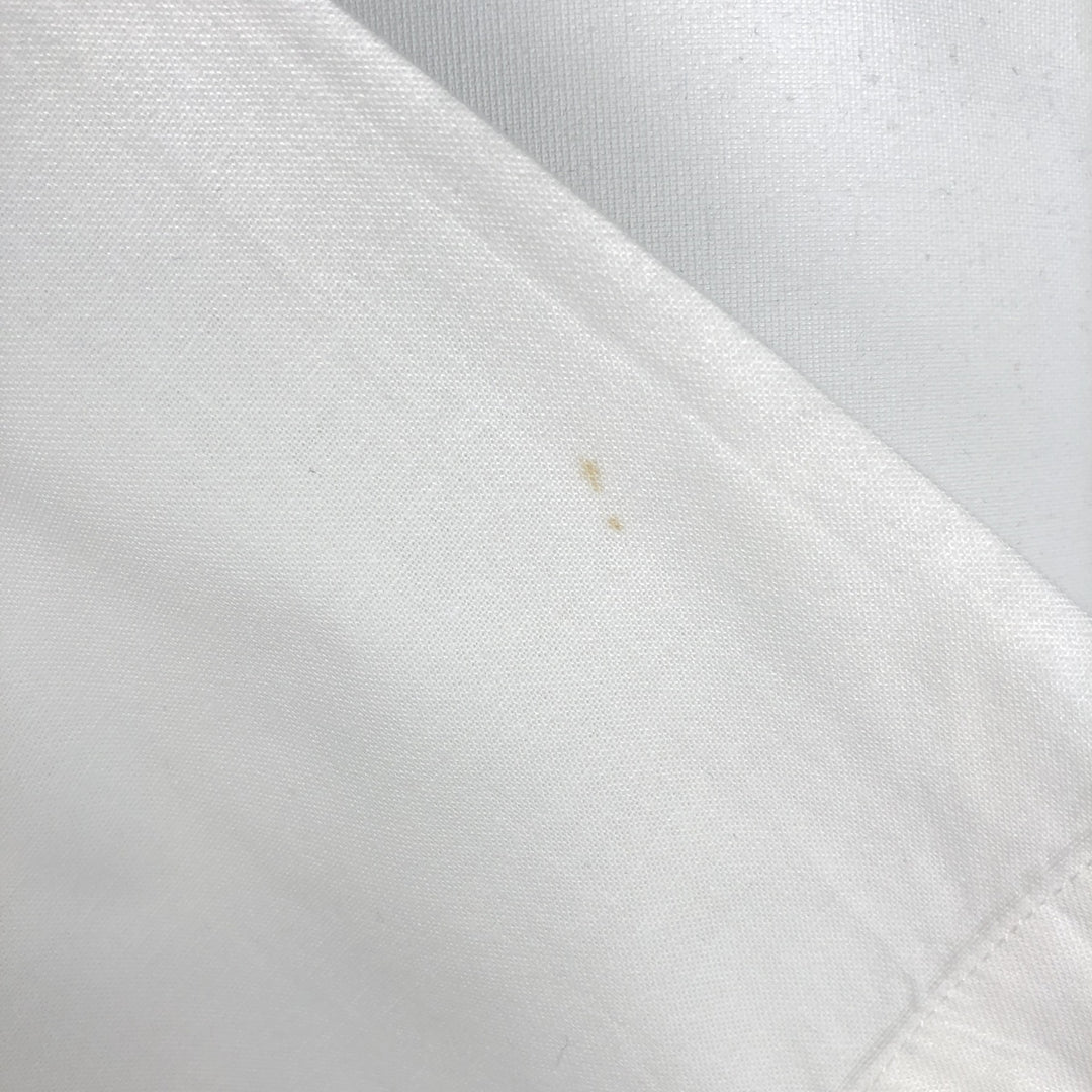 Carhartt plain button-down, flap pocket, short-sleeved work shirt, men's size M. cotton white type Vintage Second Hand