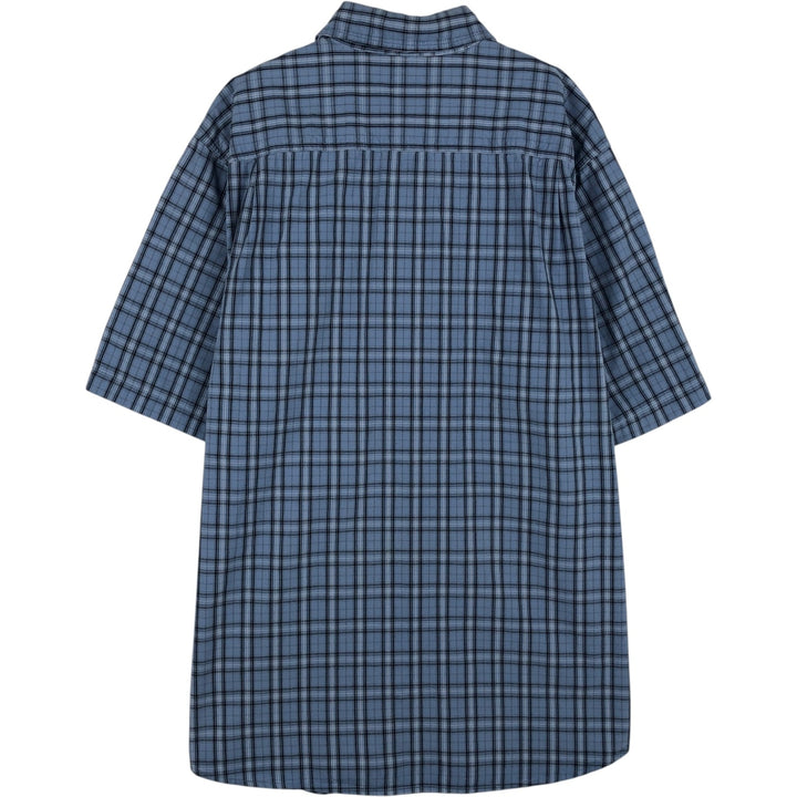 Carhartt Relaxed Fit Short-Sleeve Work Shirt, Men's Size L (Equivalent), Regular Collar cotton Blue type light blue Vintage Second Hand