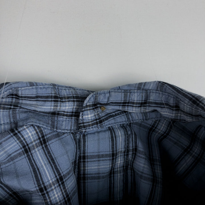 Carhartt Relaxed Fit Short-Sleeve Work Shirt, Men's Size L (Equivalent), Regular Collar cotton Blue type light blue Vintage Second Hand