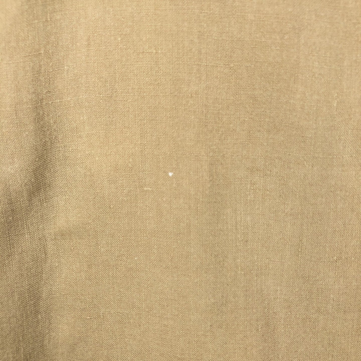 Banana Republic Short Sleeve Linen Shirt, Men's XL linen Khaki type beige Vintage Second Hand