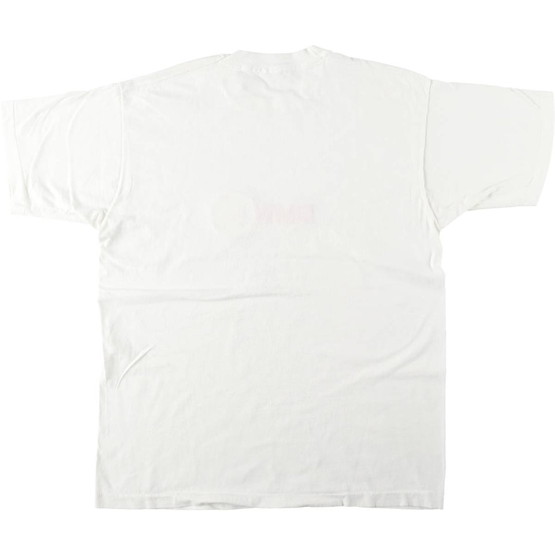 90'S Fruit of the Loom BMW Advertising T-Shirt, Made in USA, Men's XL equivalent, Vintage cotton white type Vintage Second Hand