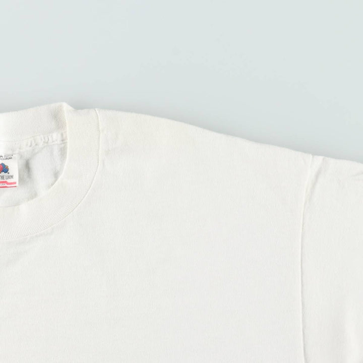 90'S Fruit of the Loom BMW Advertising T-Shirt, Made in USA, Men's XL equivalent, Vintage cotton white type Vintage Second Hand
