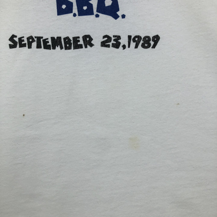 80'S SIGNAL advertising T-shirt, Made in USA, Men's XL equivalent, Vintage cotton white type Vintage Second Hand